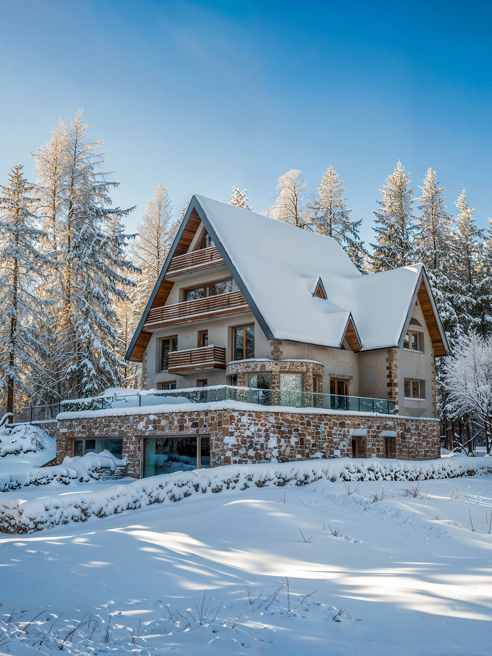 Villa in the Dolomites - Winter vibes