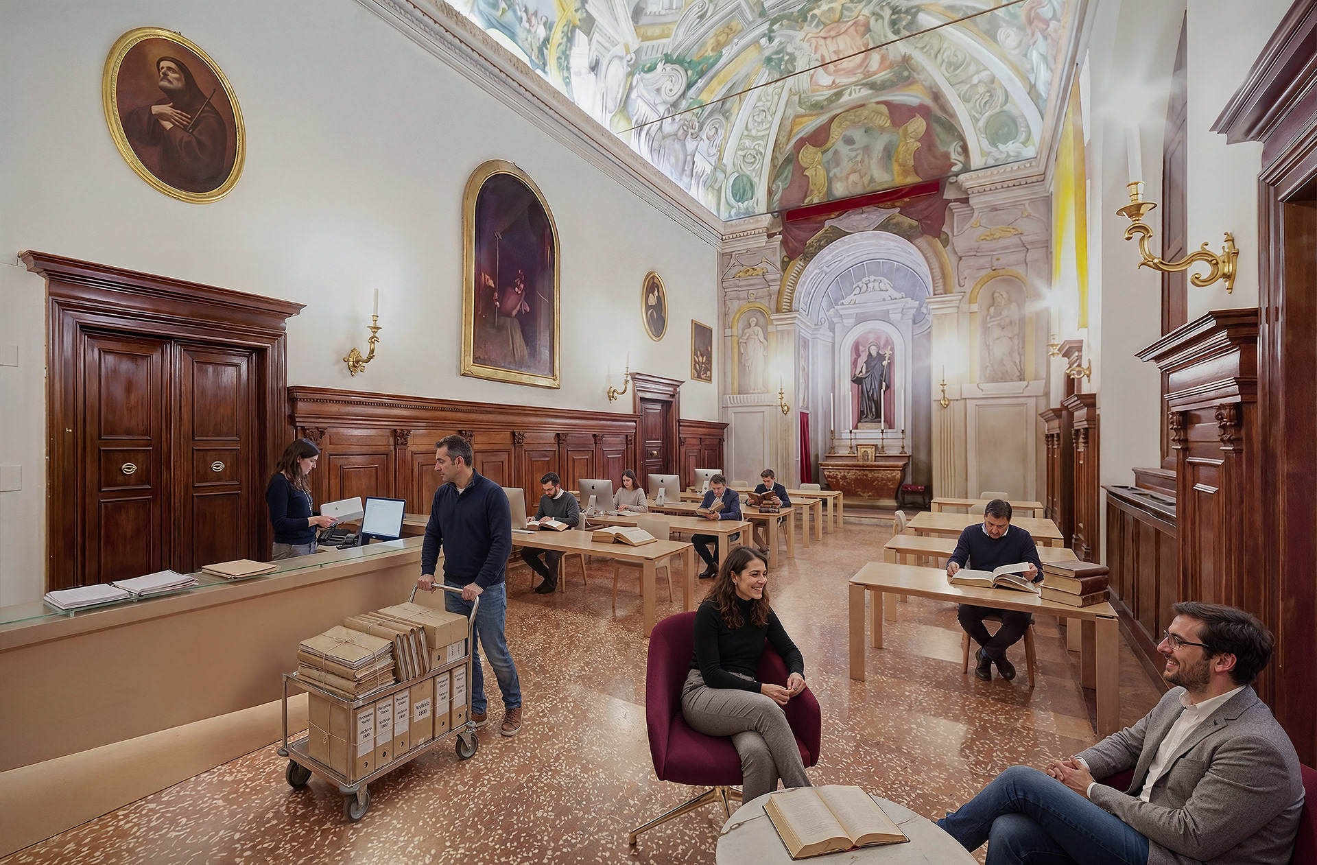 Church Restoration into Archive — view 1