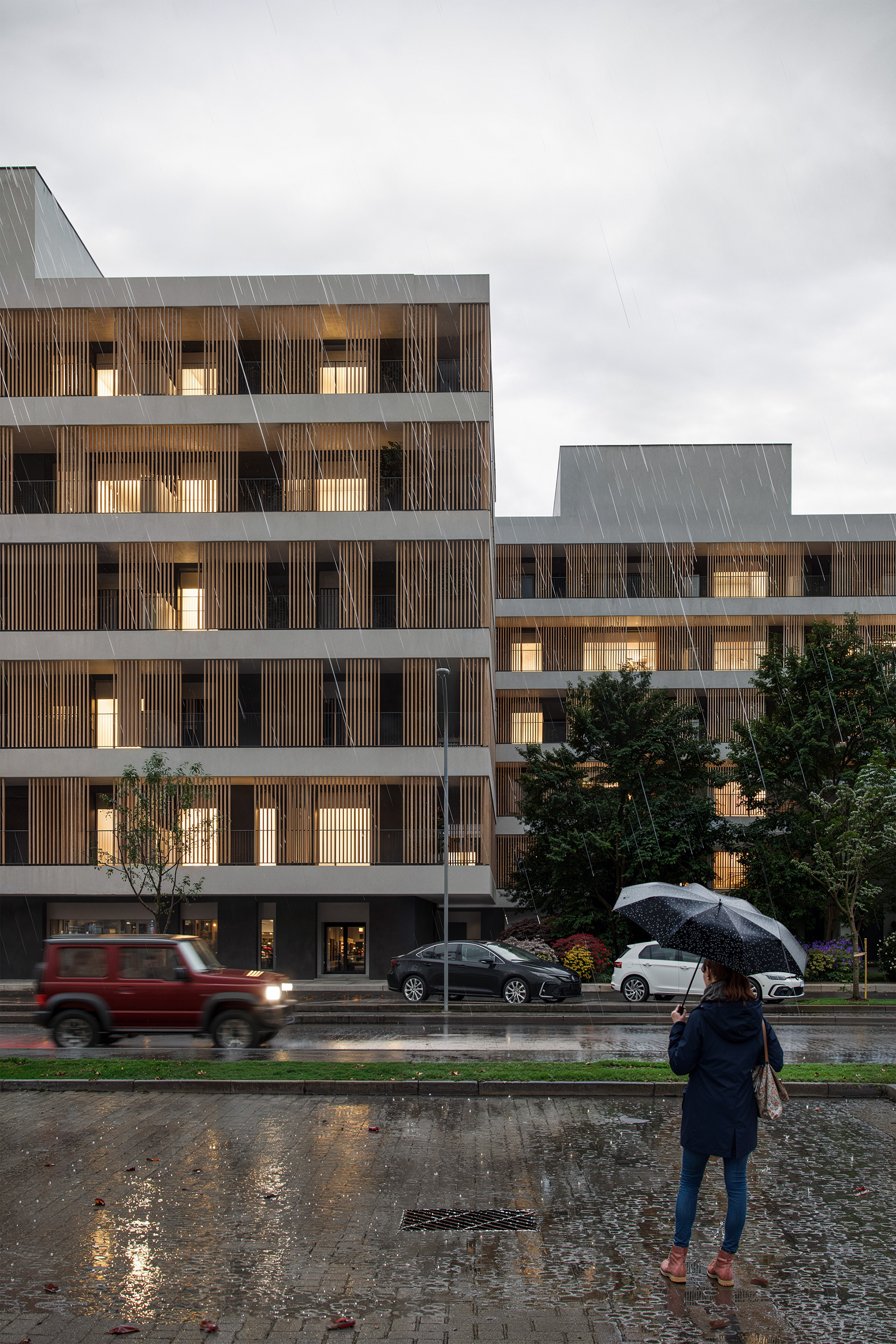 Twin Residential Buildings in Bologna