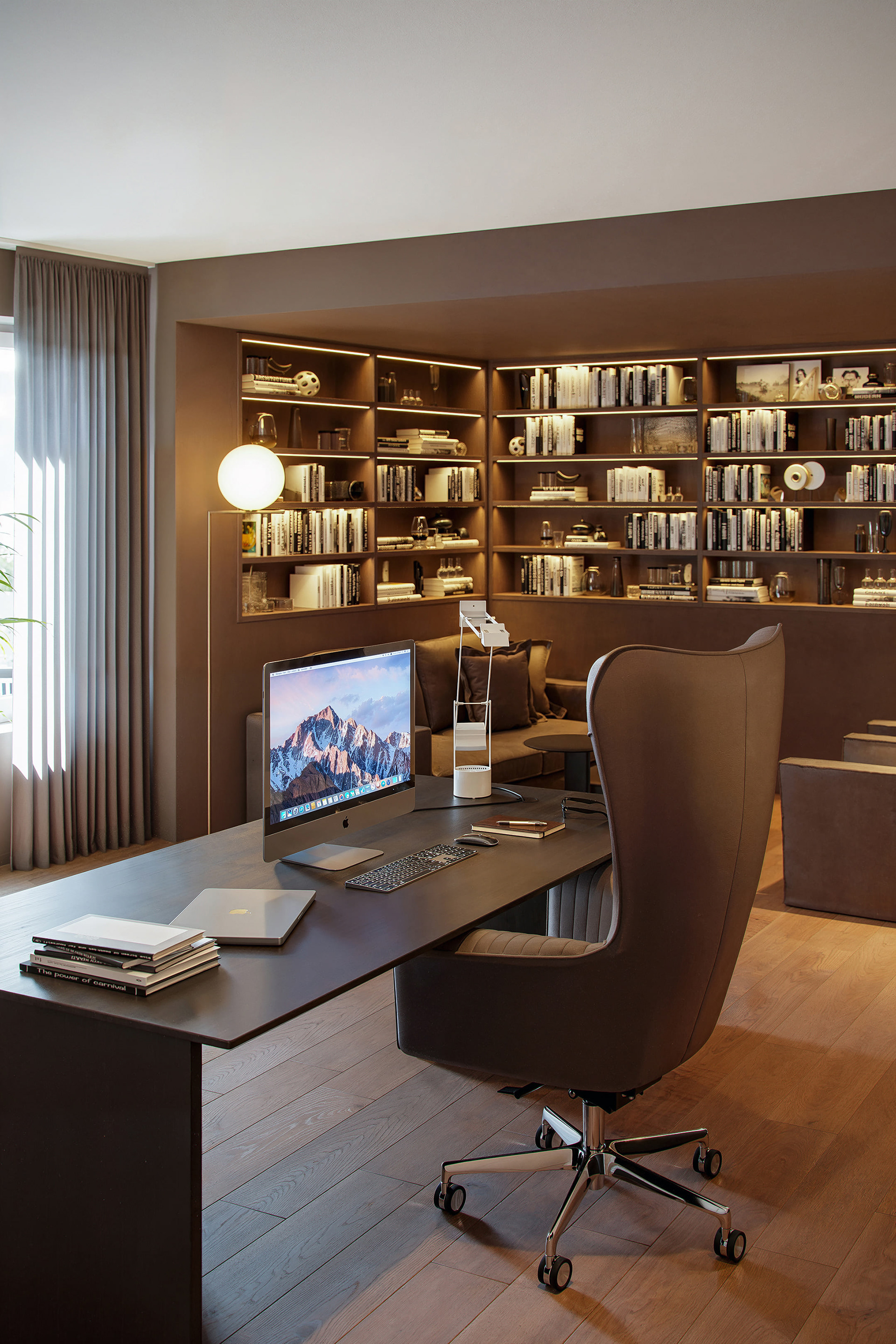 Home office & lounge – Lake Lugano — view 4