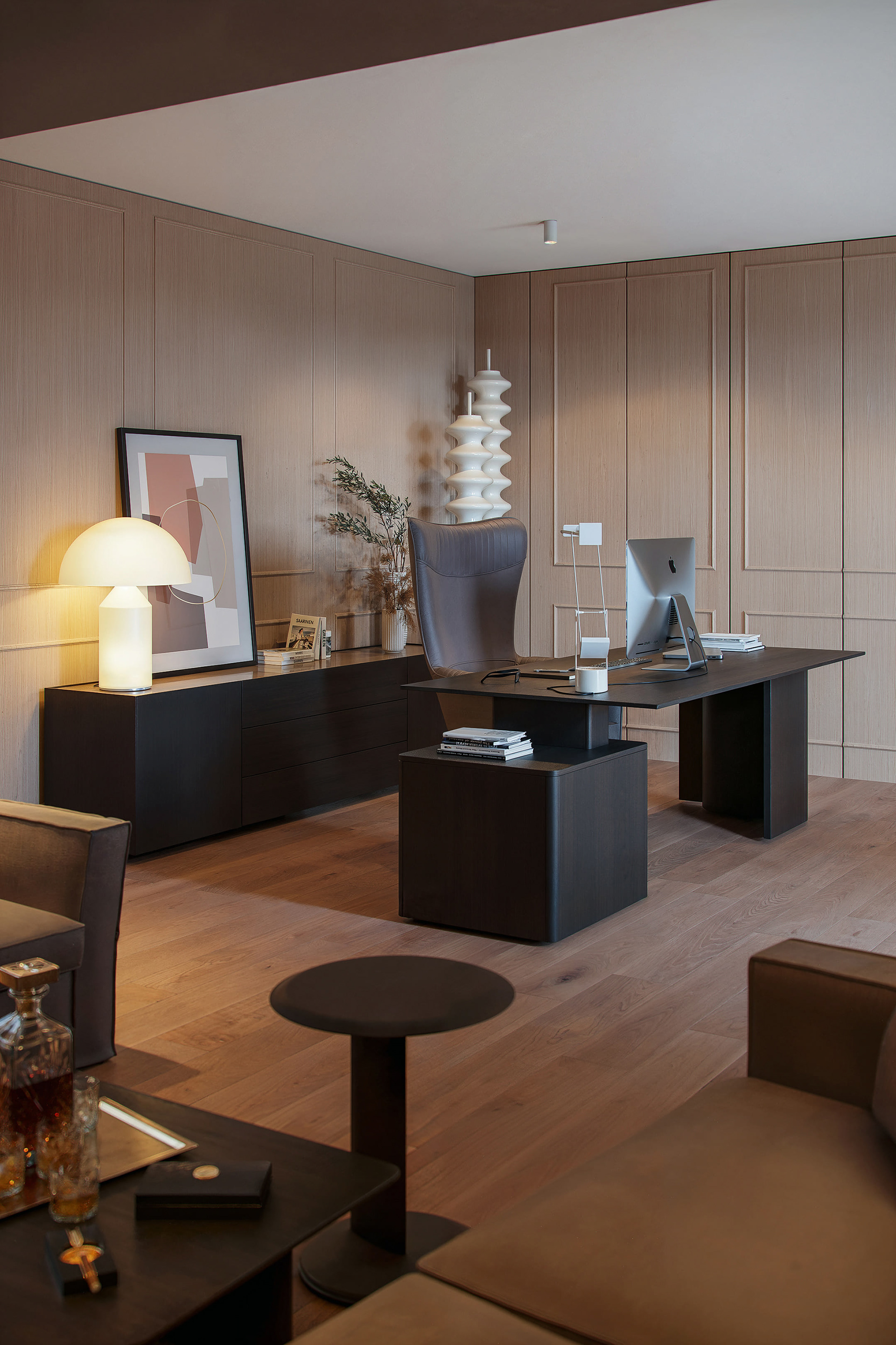 Home office & lounge – Lake Lugano — view 2