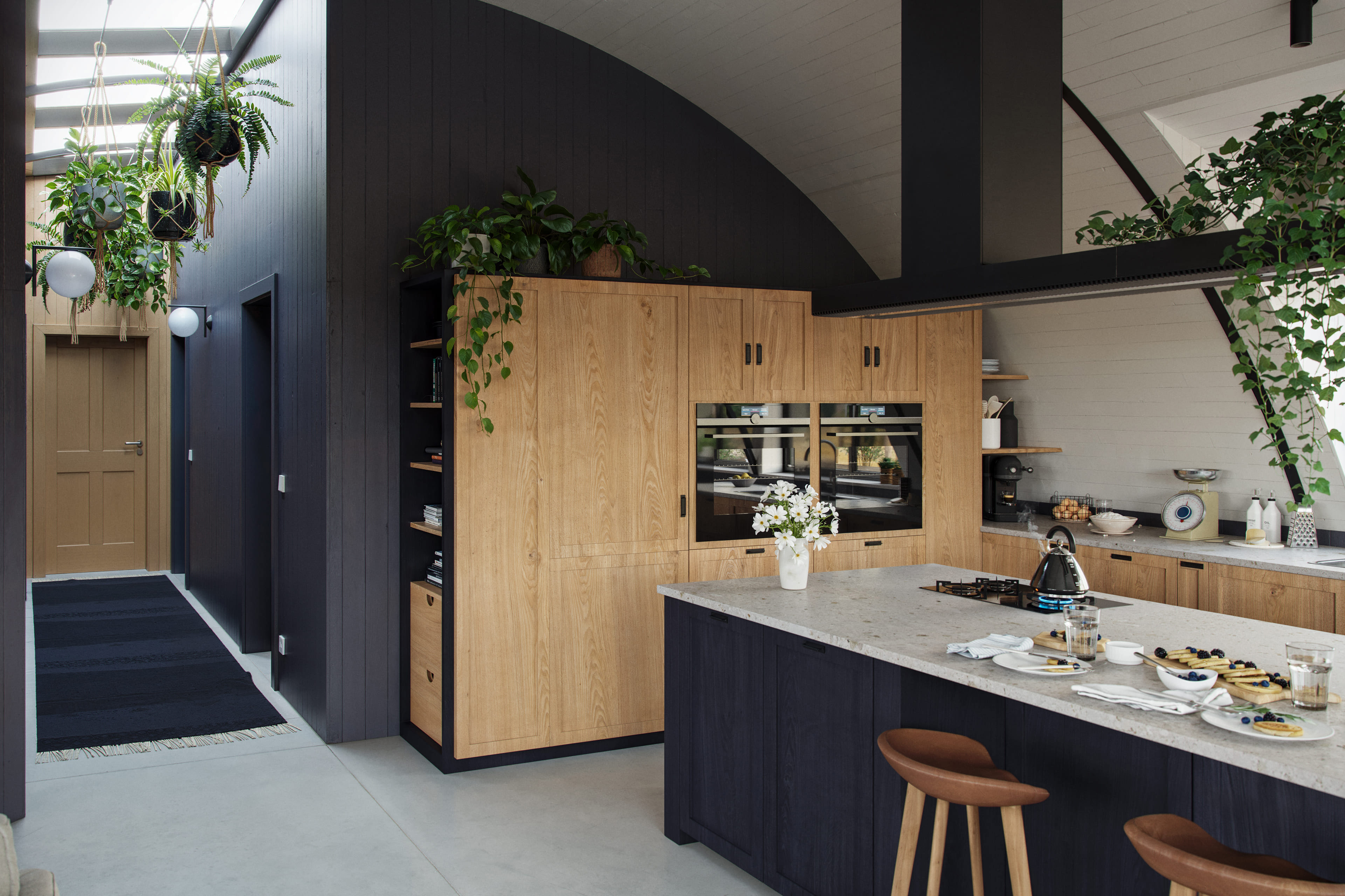 Nissen hut conversion - interiors — view 5