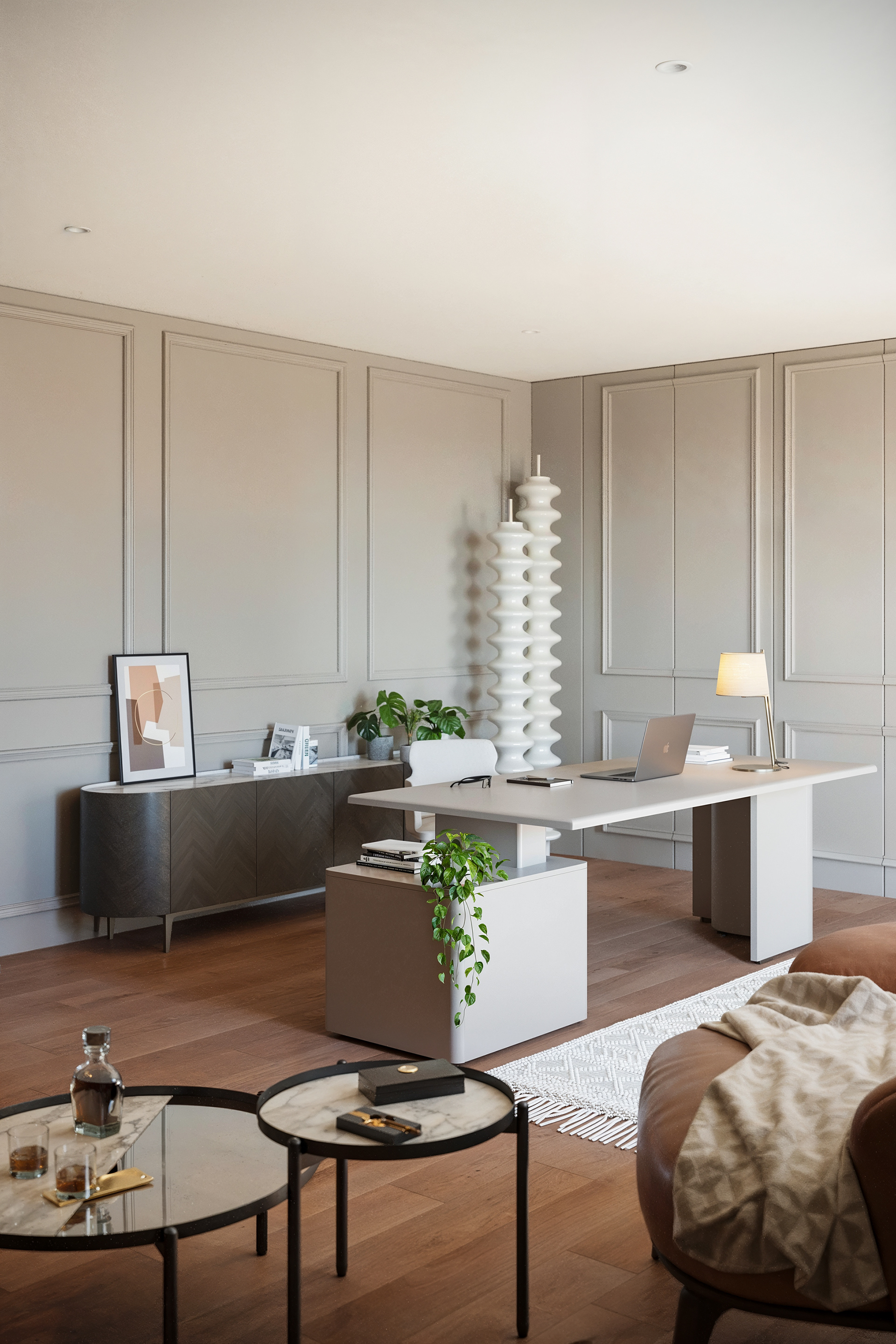 Penthouse in Lugano - Home Office — view 2