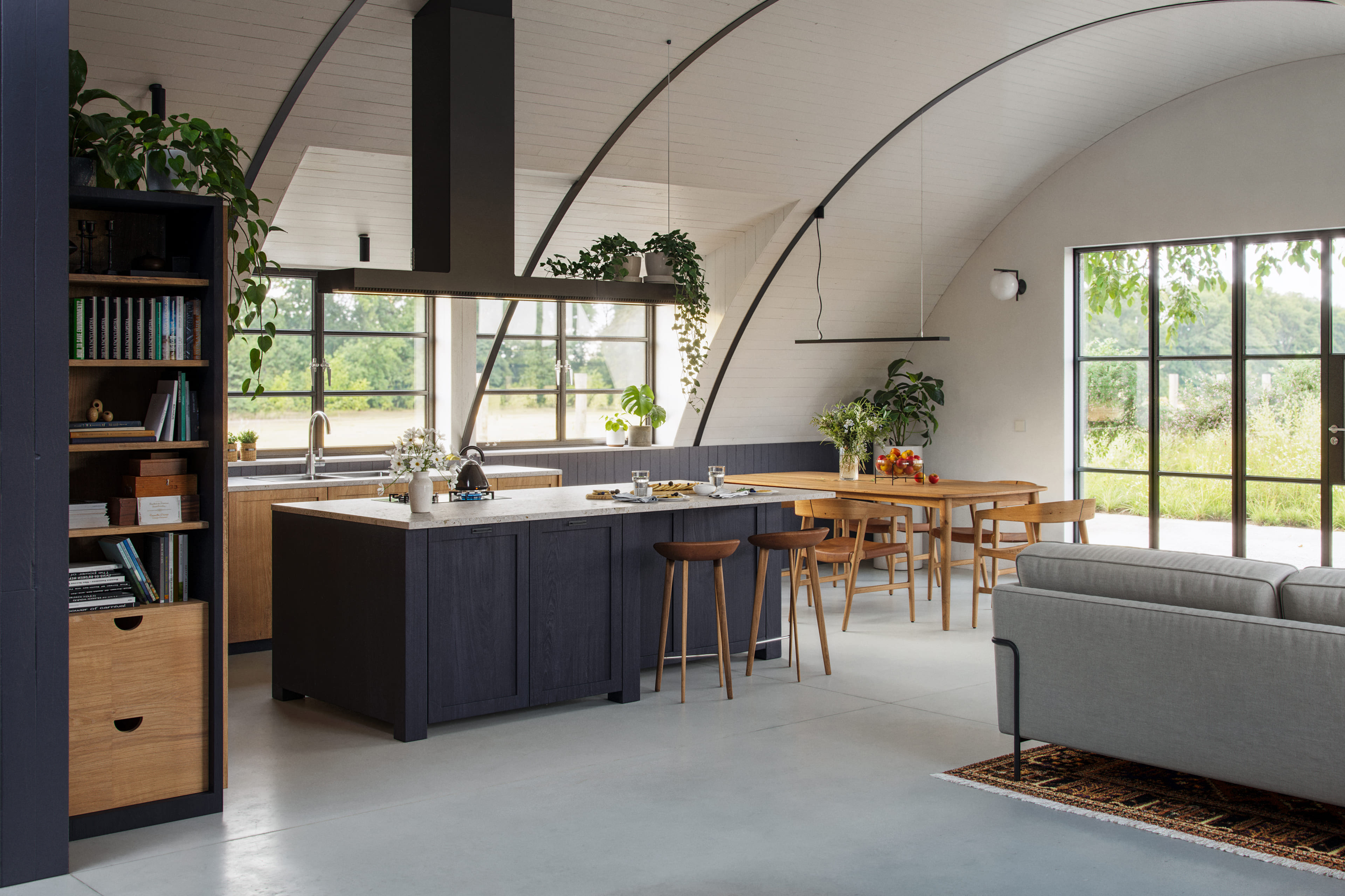 Nissen hut conversion - interiors — view 4