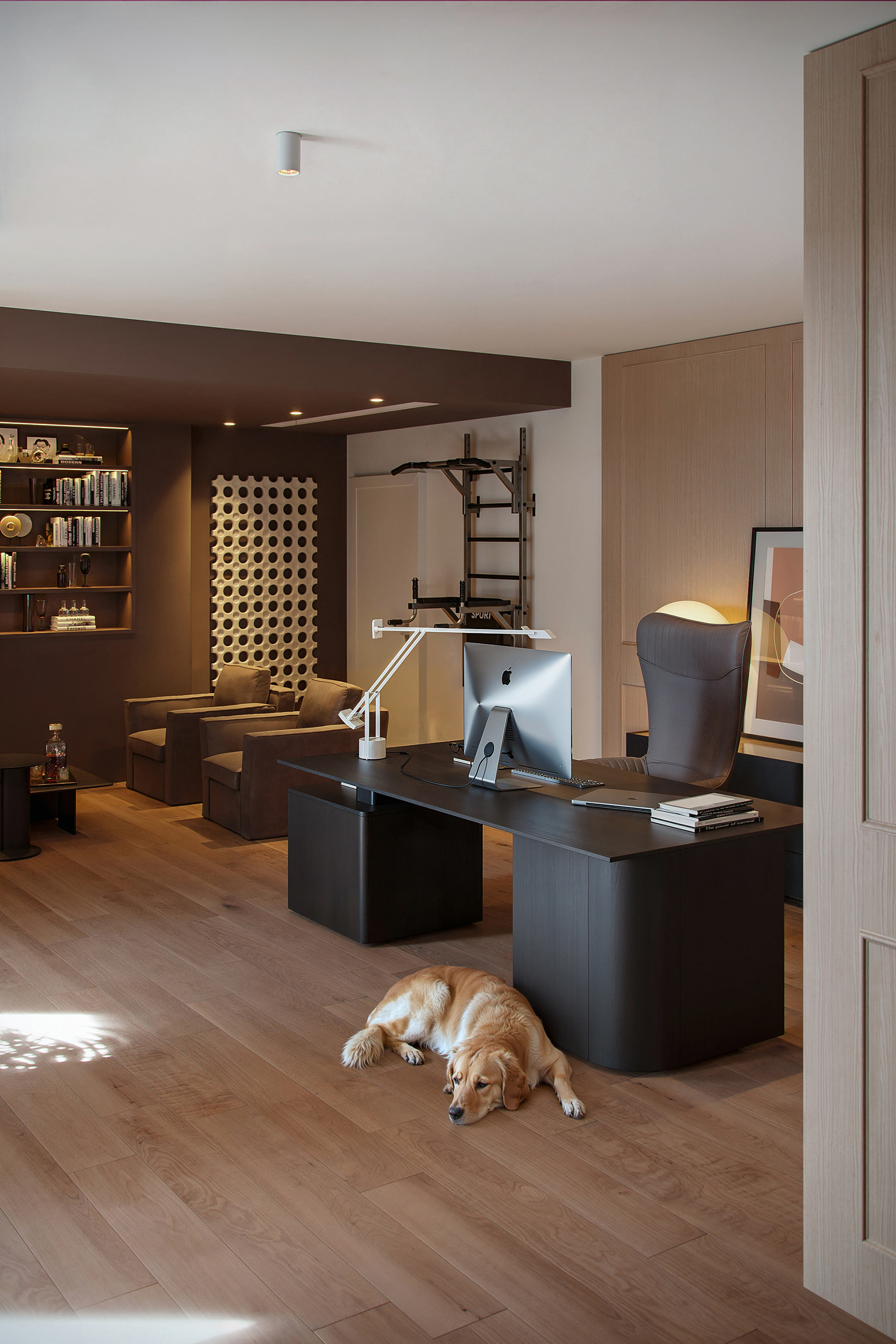 Home office & lounge – Lake Lugano — view 1