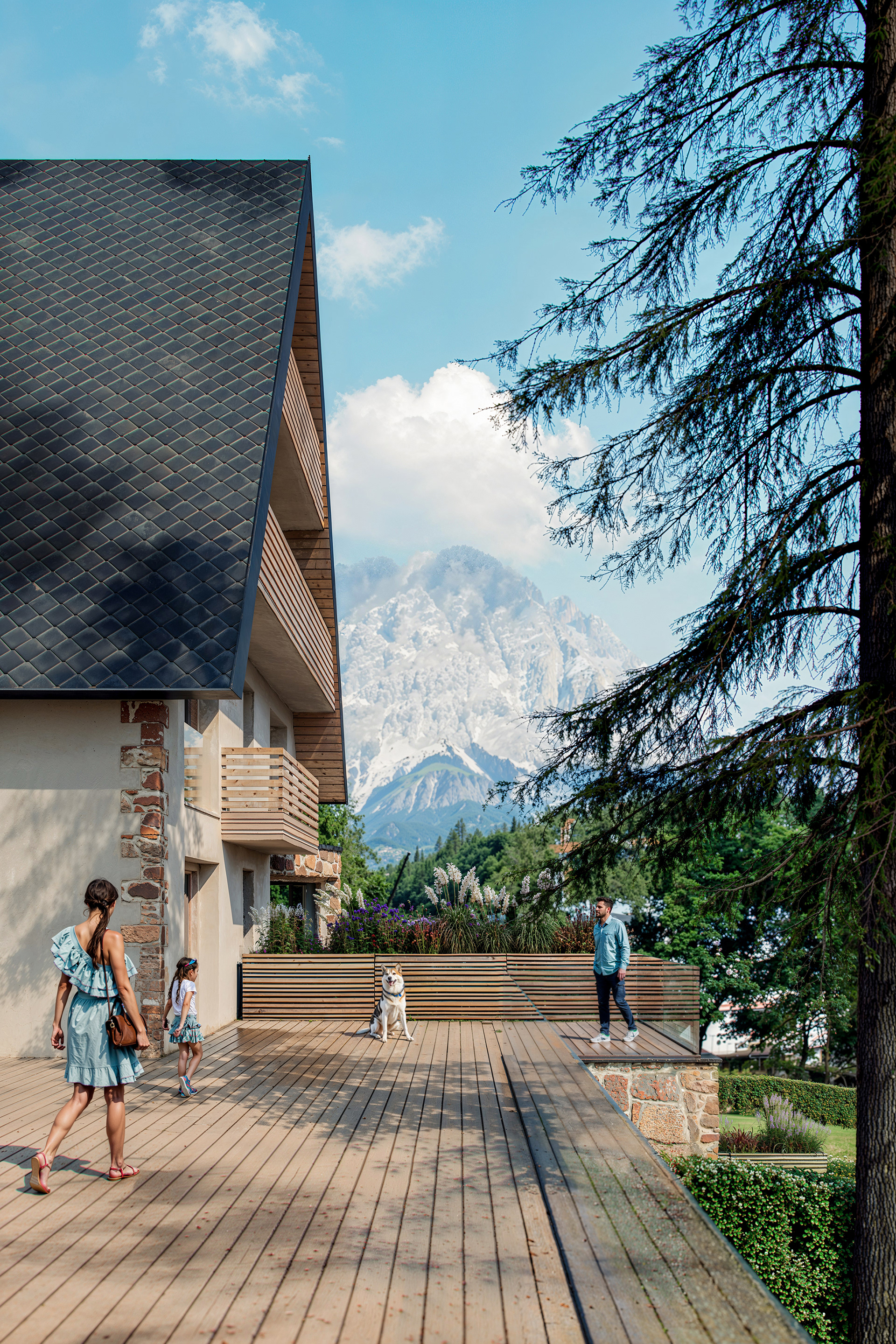Villa in the Dolomites — view 3