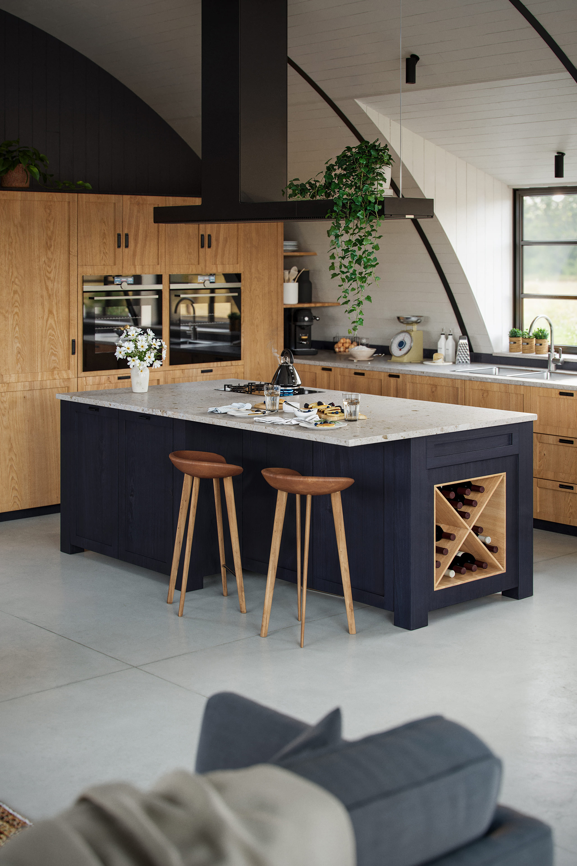 Nissen hut conversion - interiors — view 9