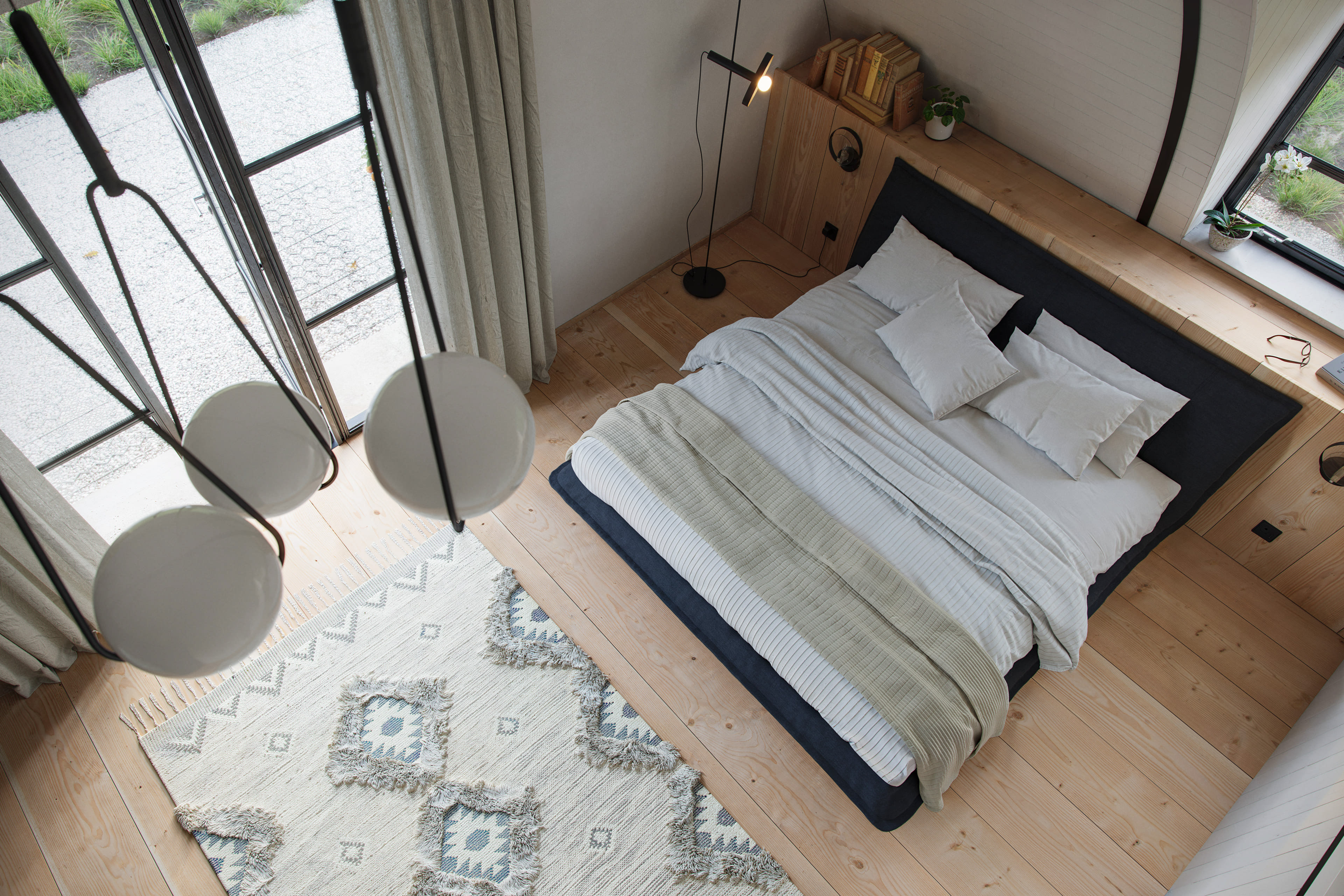 Nissen hut conversion - Bedroom and En-suite