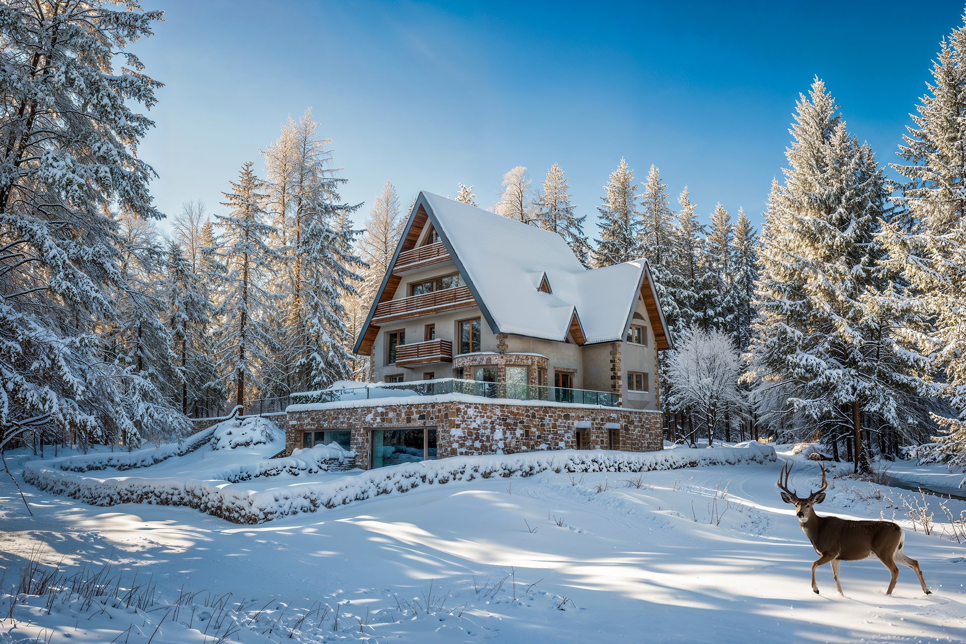 Villa in the Dolomites - Winter vibes — view 2