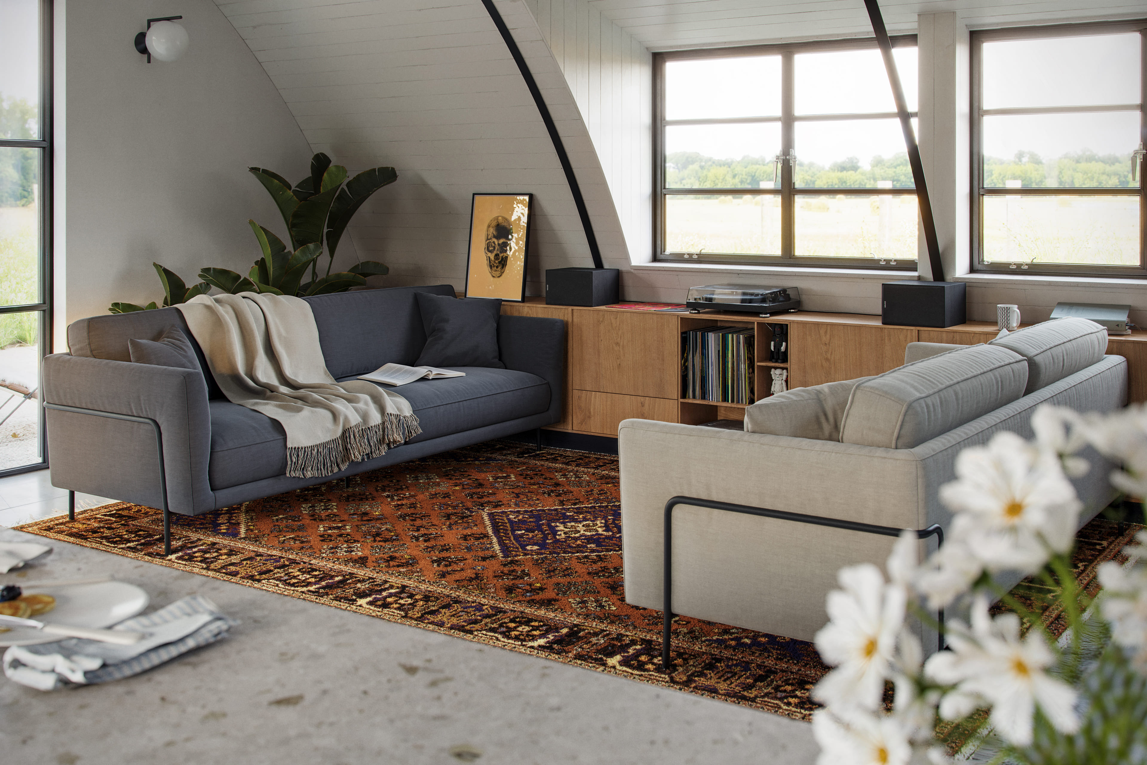 Nissen hut conversion - interiors — view 7