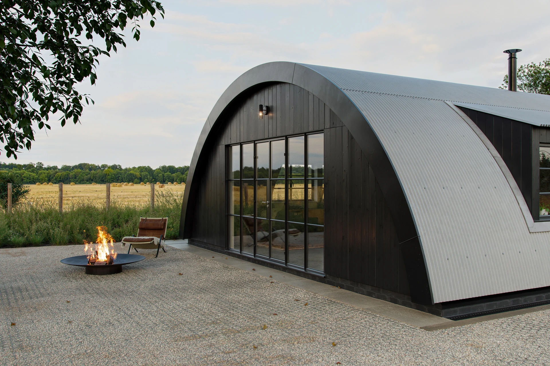 Nissen hut conversion - exteriors