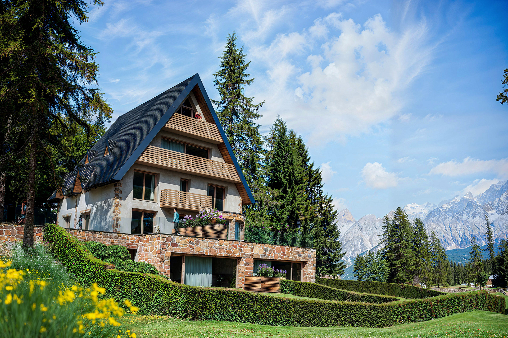 Villa in the Dolomites — view 2